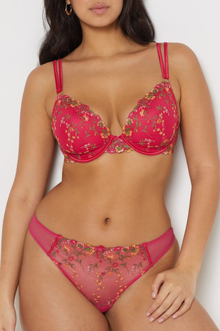 Reggiseno preformato Gourmandise - Fucsia 