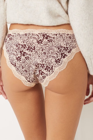 3 slip Lolla Amarante - Beige e rosa antico