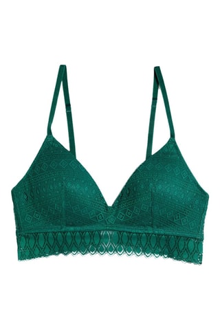 Reggiseno preformato Gravure - Verde abete 