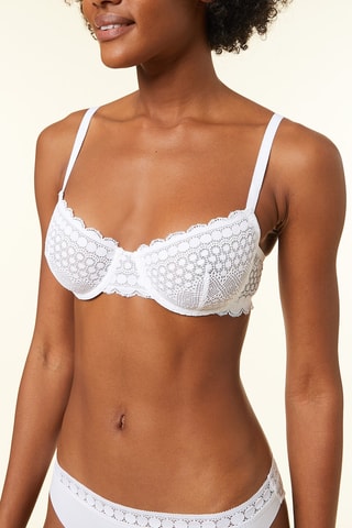 Reggiseno Chérie Chérie Sexy Naturel - Bianco