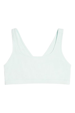 Top Coton 0 - Verde acqua