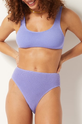 Slip bikini a vita alta - Malva - Etam
