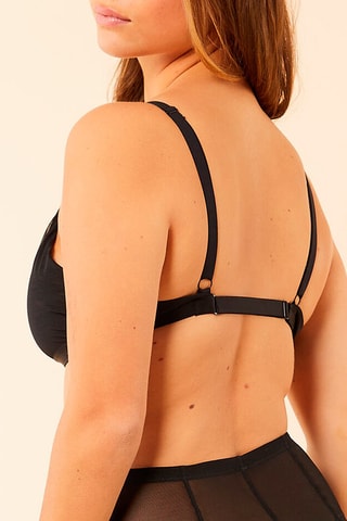 HAUT LINGERIE BANDEAU NOIR  - Etam