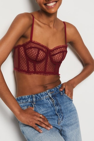 Reggiseno Timeless - Bordeaux
