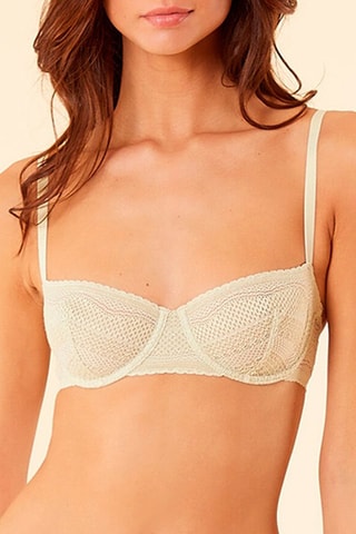 Reggiseno in lino Sonita - Verde Nilo - Etam