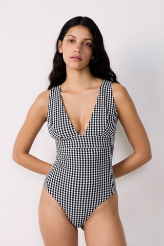 Maillot 1 pièce push-up - Blanc