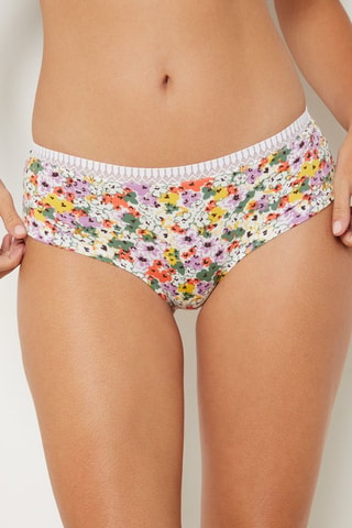 Culotte Happily - Bianco e malva
