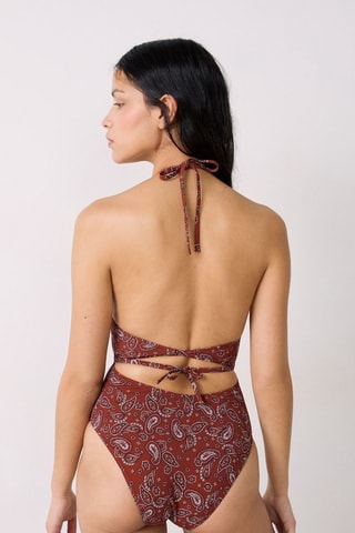 Costume intero Charliz - Rosso mattone