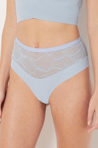 Slip a vita alta Flexi Lace - Celeste