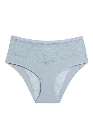 Slip a vita alta Flexi Lace - Celeste