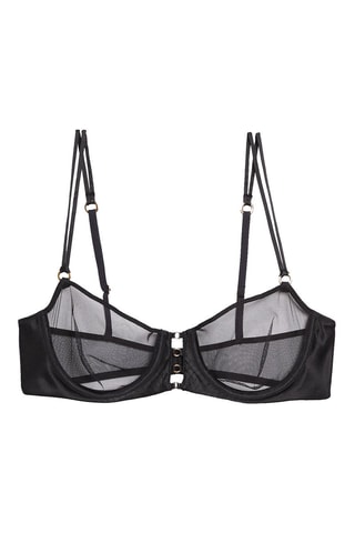 Reggiseno in seta - Nero