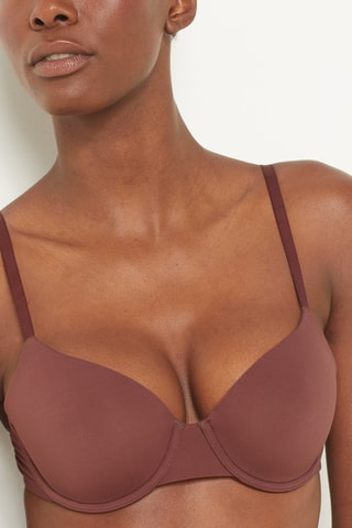 Reggiseno preformato Purefit - Marrone