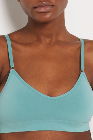 Top push-up Amande - Turchese 