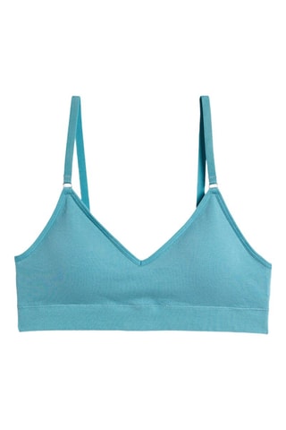 Top push-up Amande - Turchese 