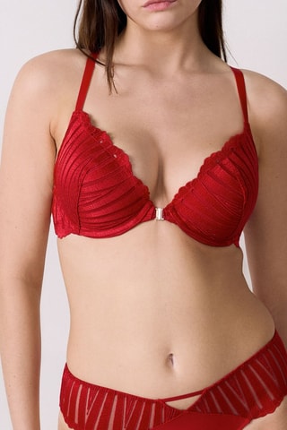 Reggiseno push-up - Rosso