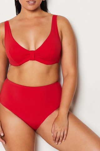 Reggiseno bikini Sculpt - Rosso