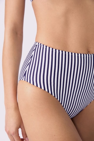 Slip bikini a vita alta Celestes - Navy