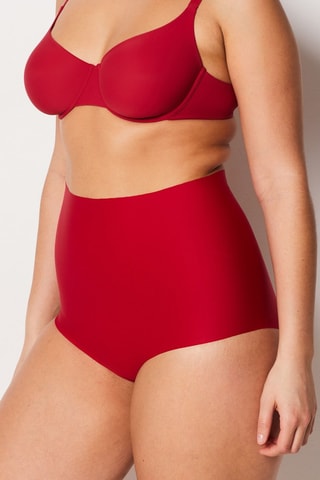 Slip a vita alta Controly - Rosso