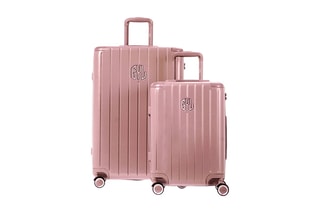 Set van 2 Trolleys (S/M) FE204  - 55/65 cm - Roze