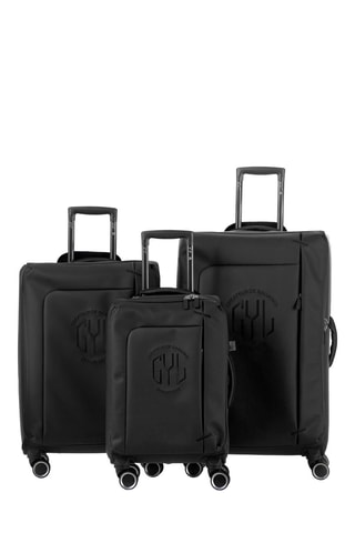 Set van 3 Trolleys (S/M/L) Evasion - 55 / 65 / 75 cm - Goudkleurig en roze