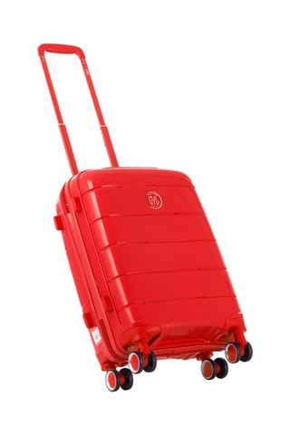 Set van 3 Trolleys (S/M/L) CH3 - 55 / 67 / 76 cm - Zilverkleurig, wit en rood