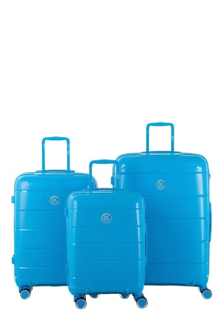 Set 3 valigie Citadine (S/M/L) - 55/65/75 cm - Blu