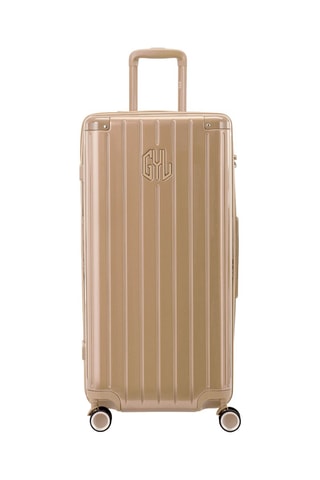 Grote Trolley (XL) Trunk Intemporelle - 80 cm - TSA-slot - Goudkleurig en roze