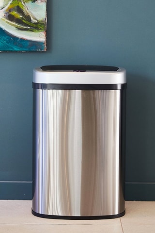 Pattumiera automatica in acciaio inossidabile Majestic - 58 l