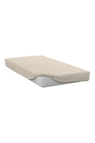 Sábana bajera de microfibra 82 g/m² - Beige