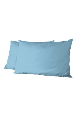 2 fundas de almohada - Azul claro - 50 x 70 cm
