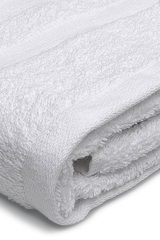 2 teli doccia - Bianco e grigio - 70 x 140 cm