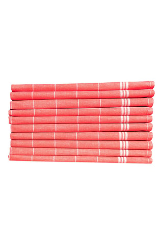 10 paños - Rojo - 50 x 70 cm - Rojo