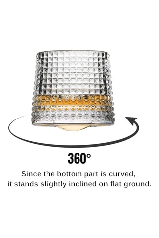 2 vasos de whisky de vidrio de borosilicato Small 8 - 16 cl