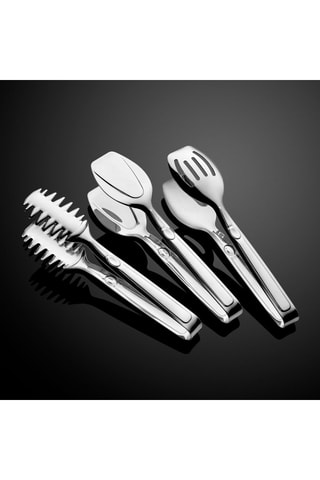 Pinza para pastel, pinza para ensalada y pinza para pasta de acero inoxidable - 3 piezas