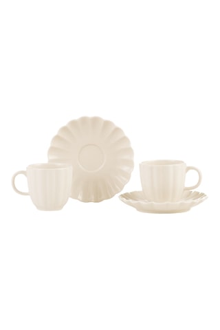 Juego de café de porcelana - 4 personas
