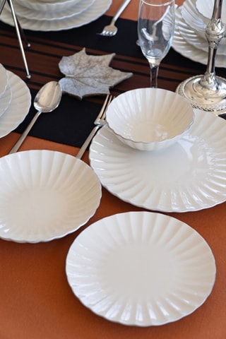 Vajilla de porcelana Derya - 24 piezas