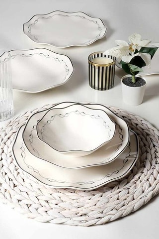 Vajilla de porcelana - 24 piezas