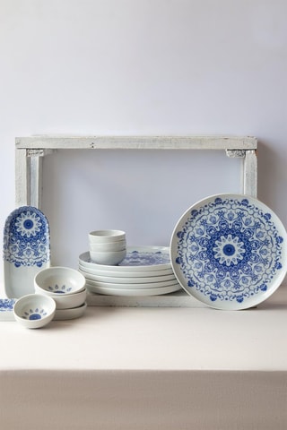 Vajilla de porcelana - 14 piezas