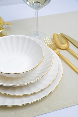 Vajilla de porcelana - 24 piezas