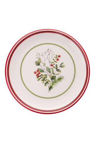 6 platos de postre de porcelana - 19,3 cm