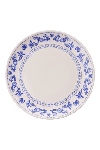 6 platos llanos de cerámica - 25,5 cm