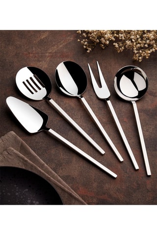 5 utensilios de acero inoxidable - 24 piezas
