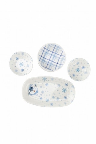 Vajilla de porcelana - 14 piezas