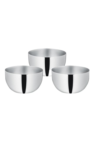 3 boles de acero inoxidable - 9 cm