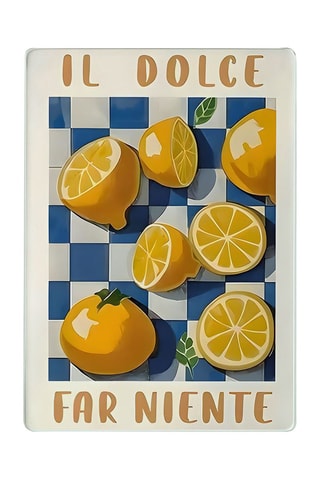 Tabla para cortar de vidrio templado Il Dolce Far Niente - 30 x 40 cm