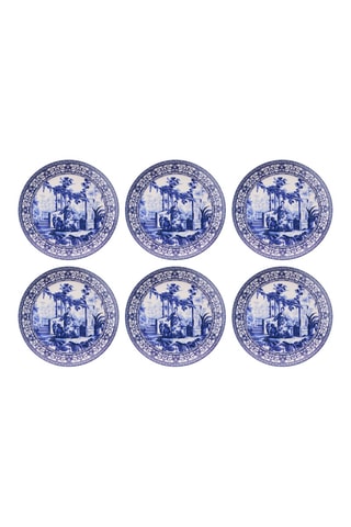 6 platos de postre de cerámica - 19,3 cm