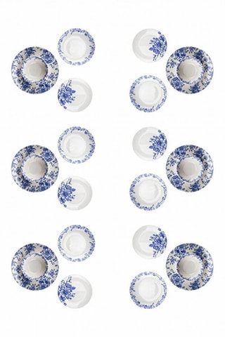 Vajilla de porcelana - 24 piezas