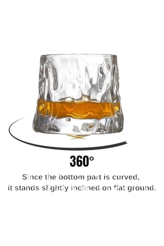 2 vasos de whisky de vidrio de borosilicato Small 7 - 160 ml
