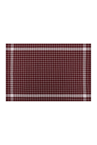 10 paños  - Burdeos y gris - Rojo