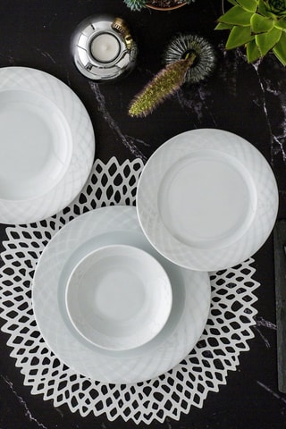 Vajilla de porcelana - 24 piezas